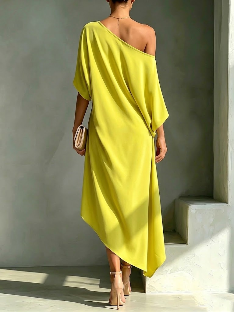 Giulia | Vestito elegante asimmetrico