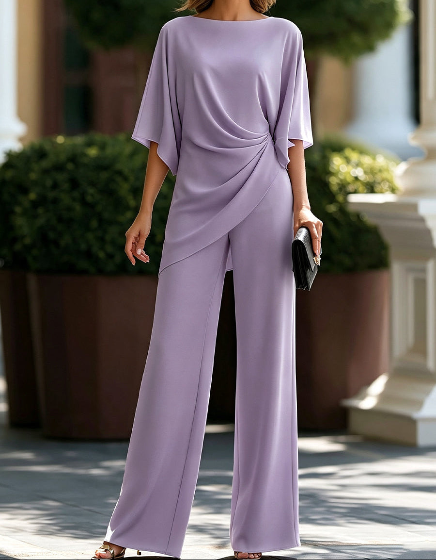 Lorna | Draped Waist Two Piece Set