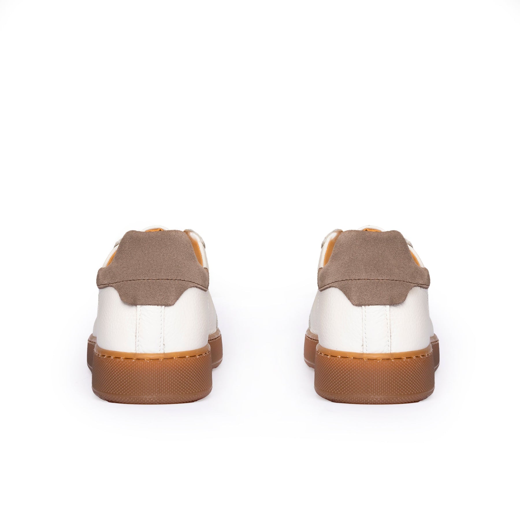 Motion SNEAKERS BASSE UOMO IN VERA PELLE BOTTALATA FONDO AMBRA
