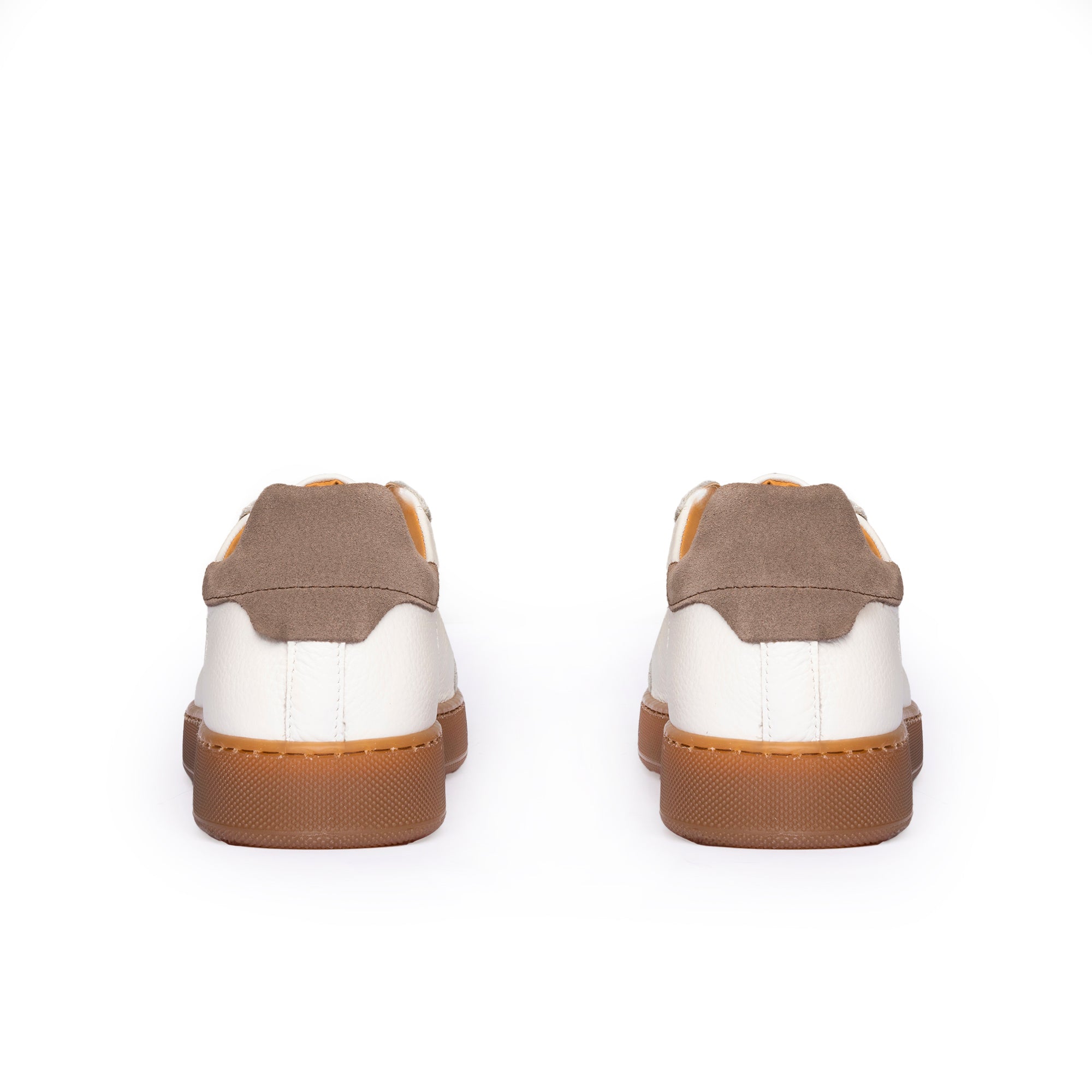 Motion SNEAKERS BASSE UOMO IN VERA PELLE BOTTALATA FONDO AMBRA