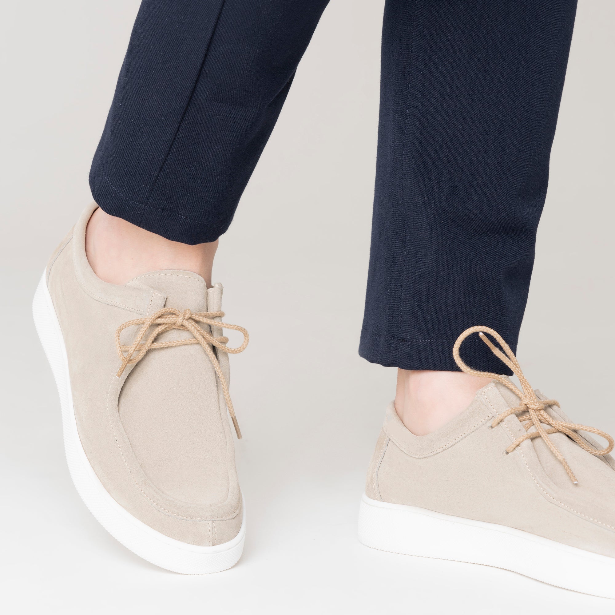 Frank Sneakers Uomo in Morbido Camoscio