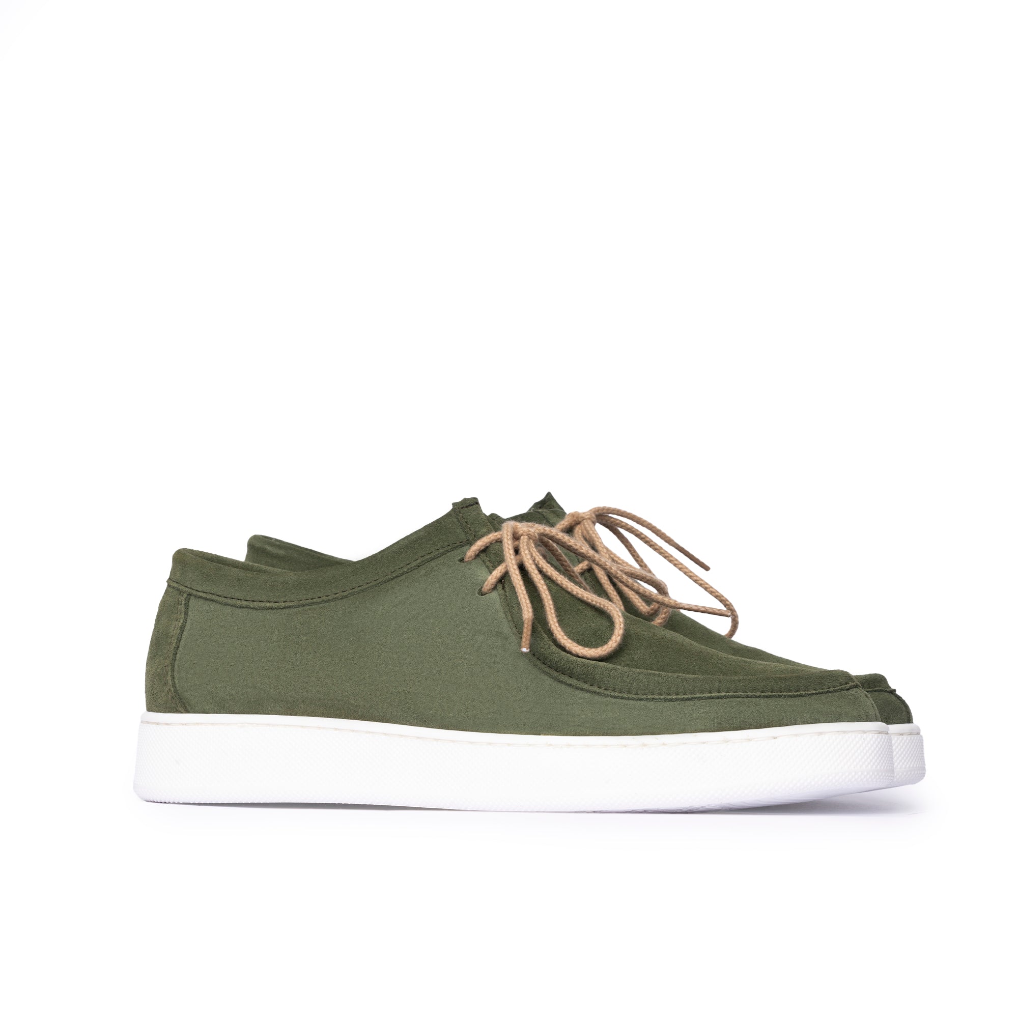 Frank Sneakers Uomo in Morbido Camoscio