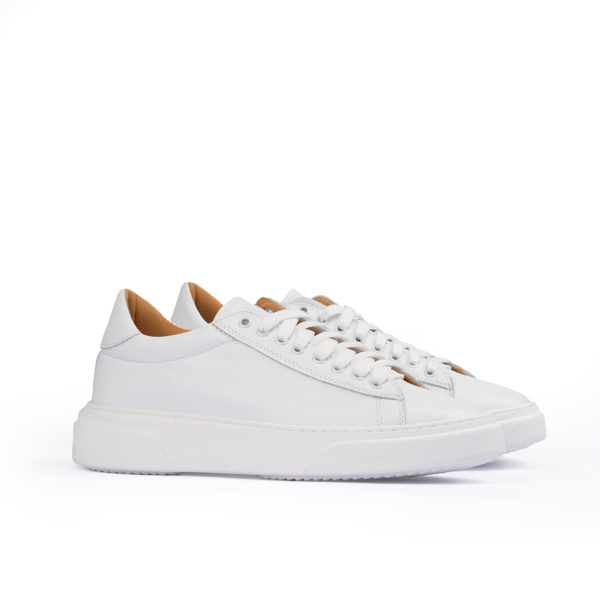 Sneakers basse Uomo Smith in Vera Pelle