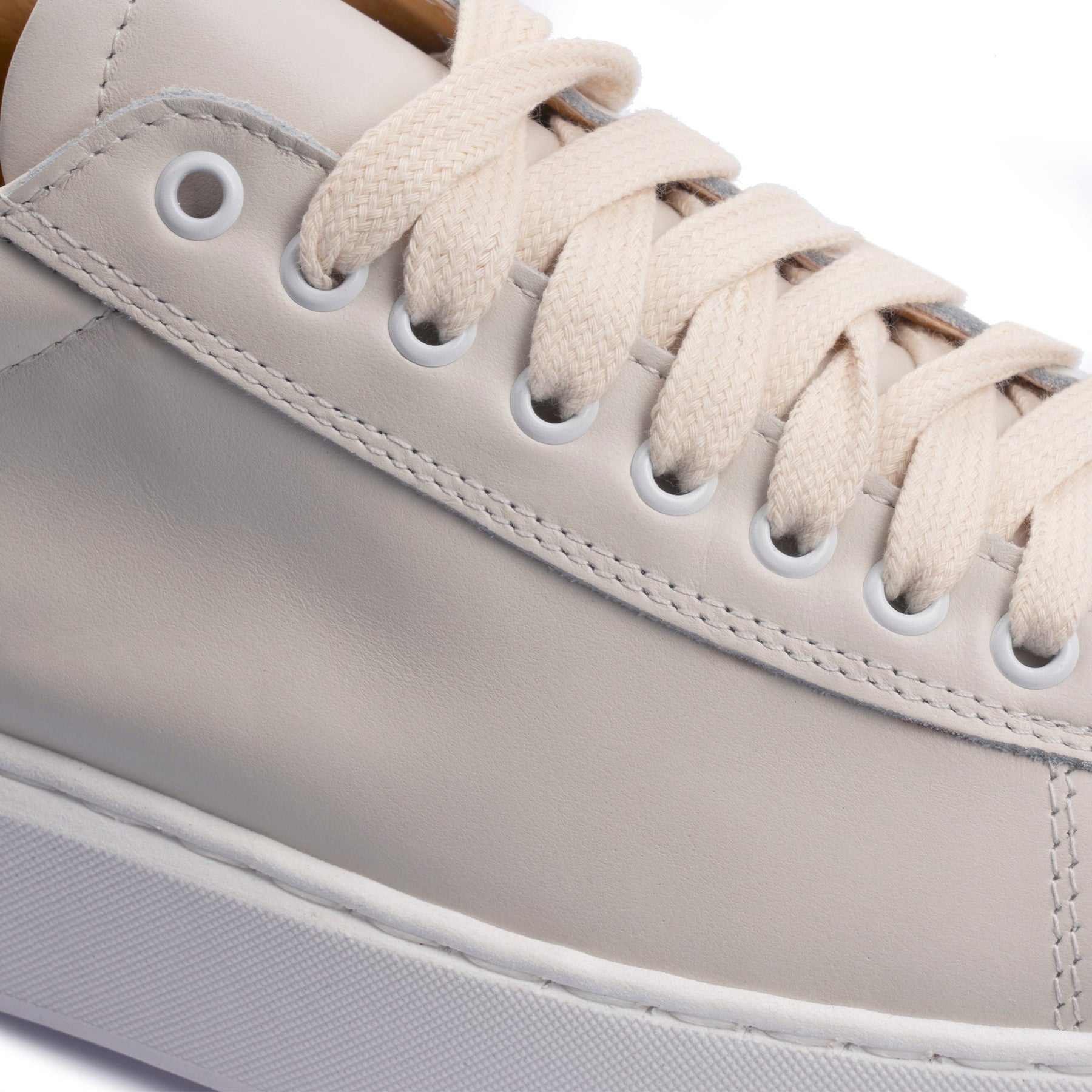 Sneakers basse Uomo Smith in Vera Pelle