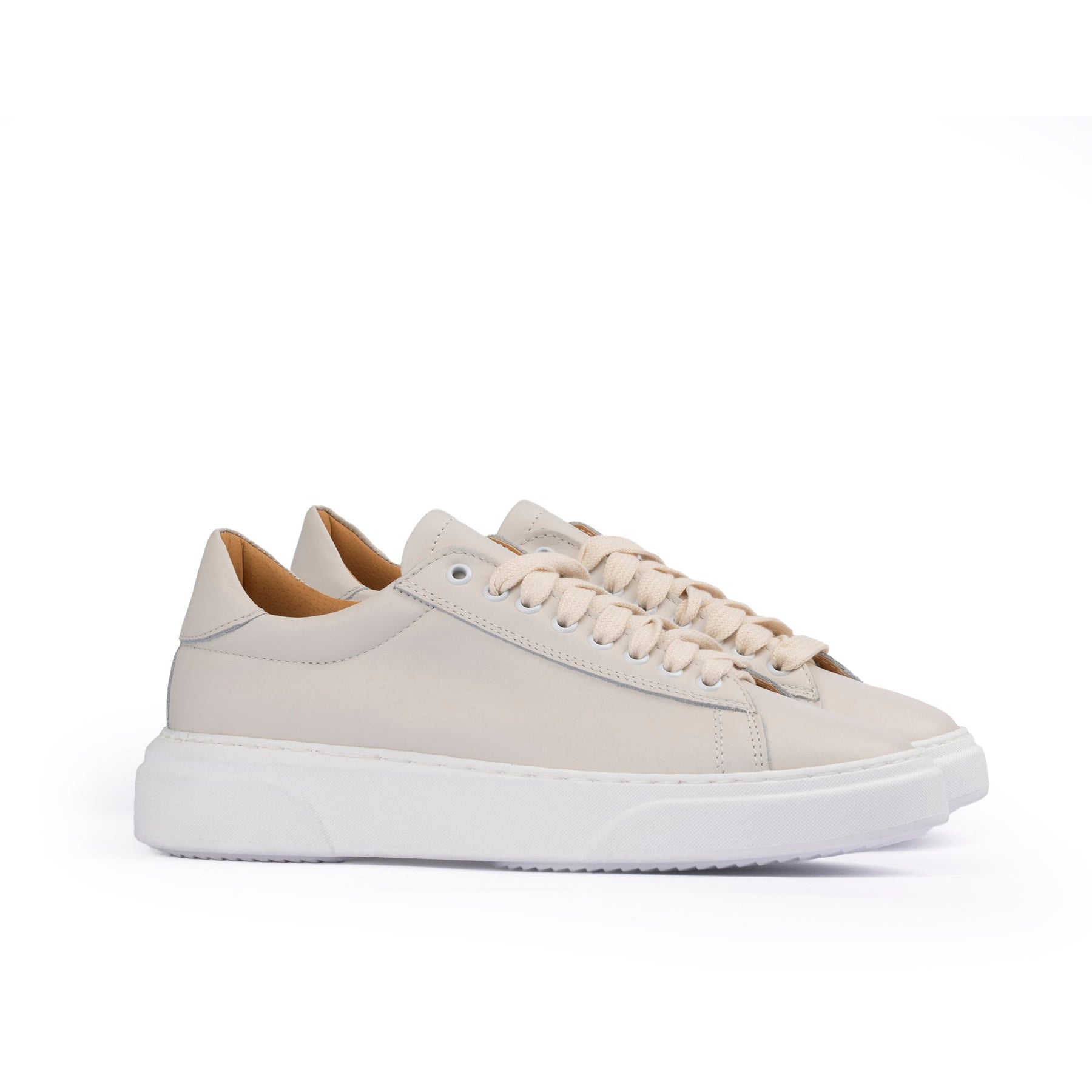 Sneakers basse Uomo Smith in Vera Pelle