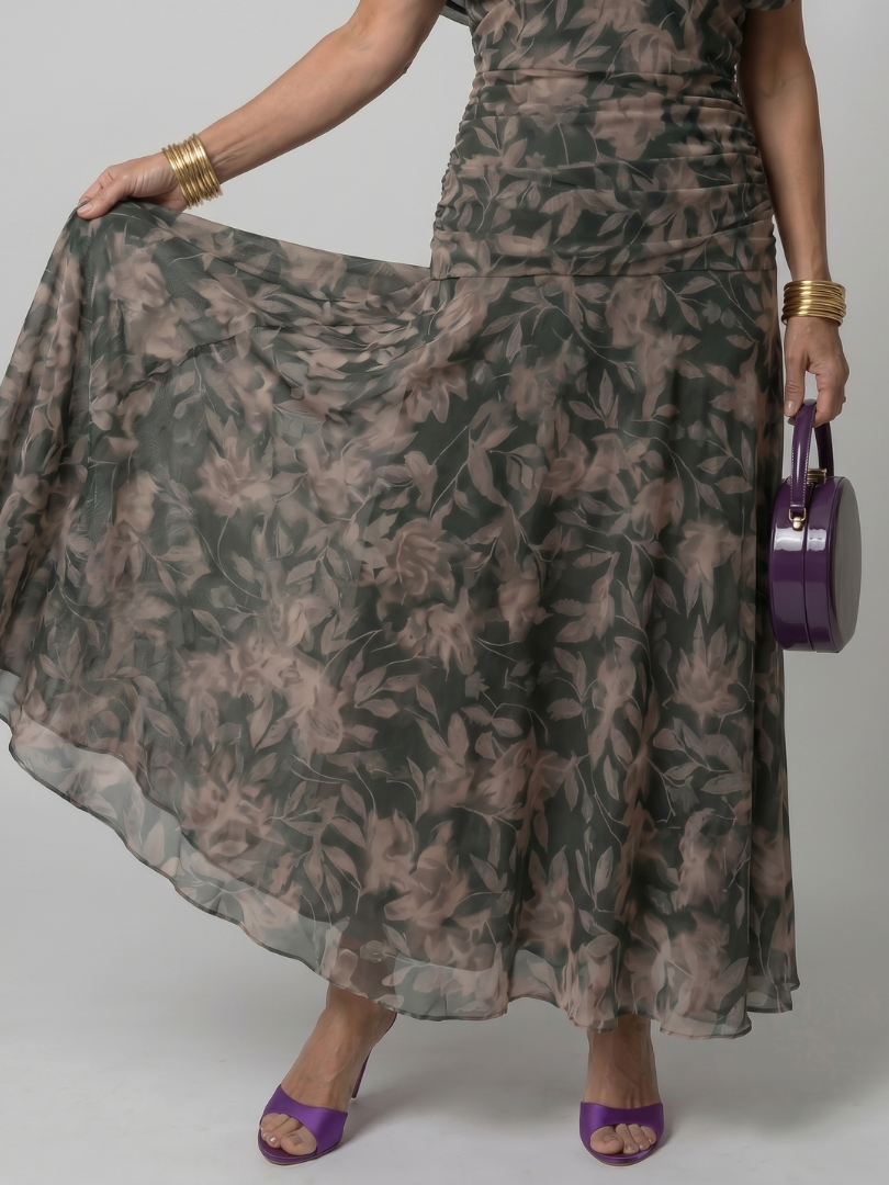 Sophia Milano | Abito midi con spalle scoperte
