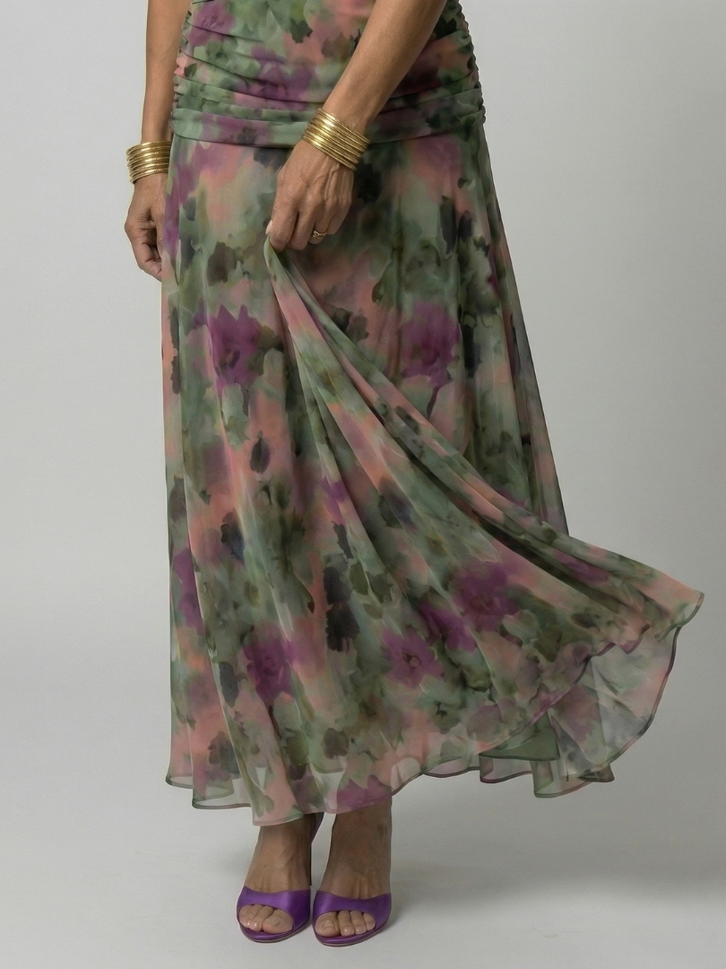 Calen | Abiti Midi Fluttuanti Off-Shoulder