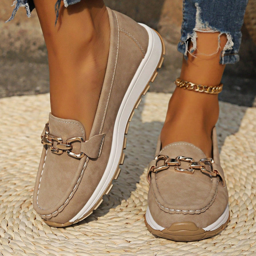 Ella - Orthopaedic Flat Buckle Loafers
