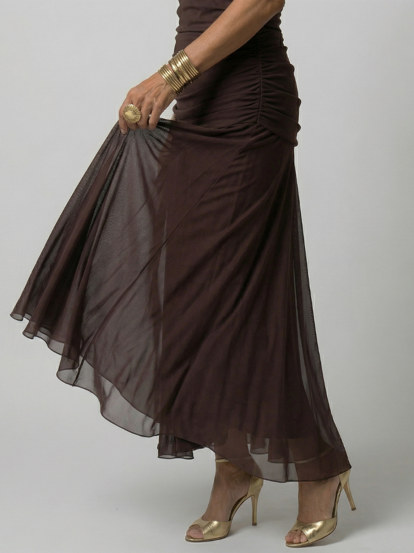 Calen | Abiti Midi Fluttuanti Off-Shoulder
