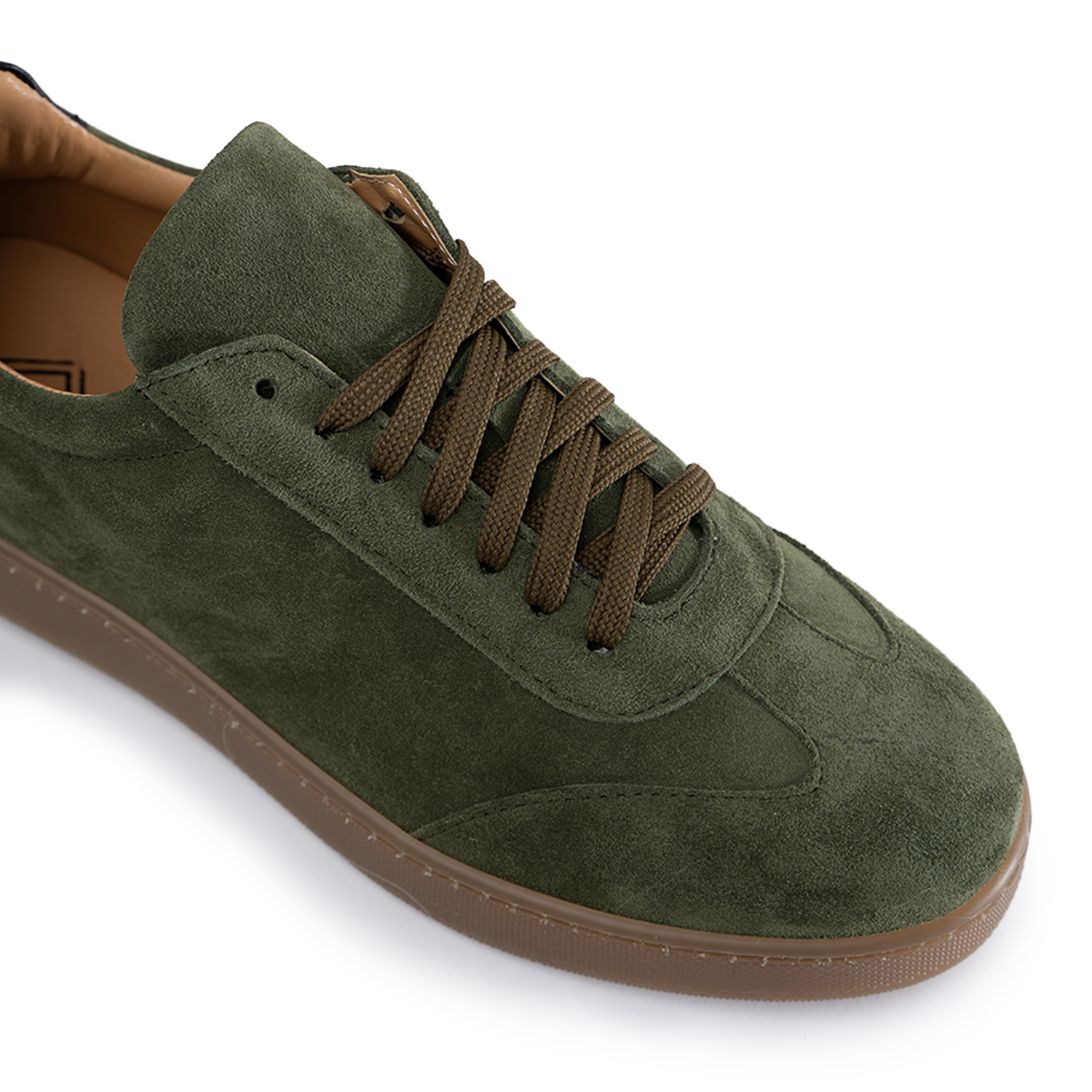 Fusion sneakers basse uomo in morbido camoscio