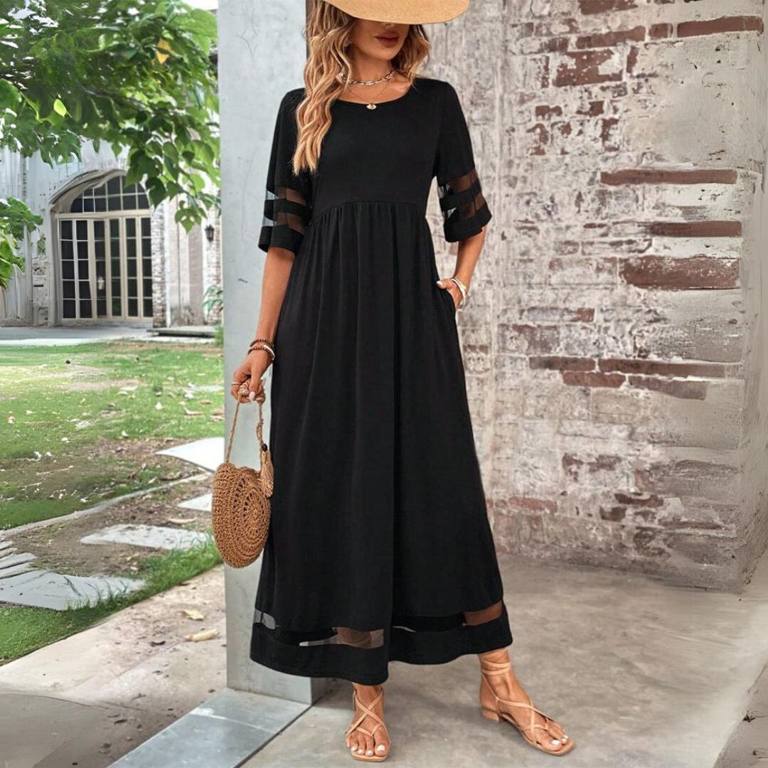 Aubrey™ | Abito Midi Flattering che Appiattisce la Pancia