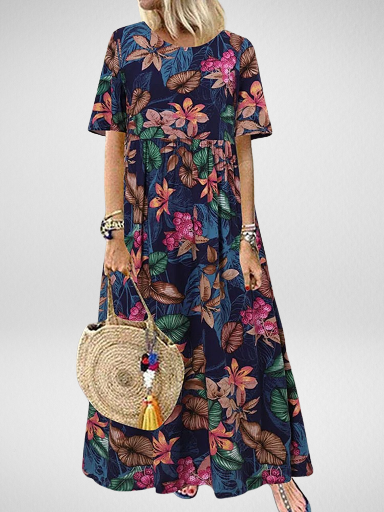Aviva™ | Boho Floral Maxi Dress