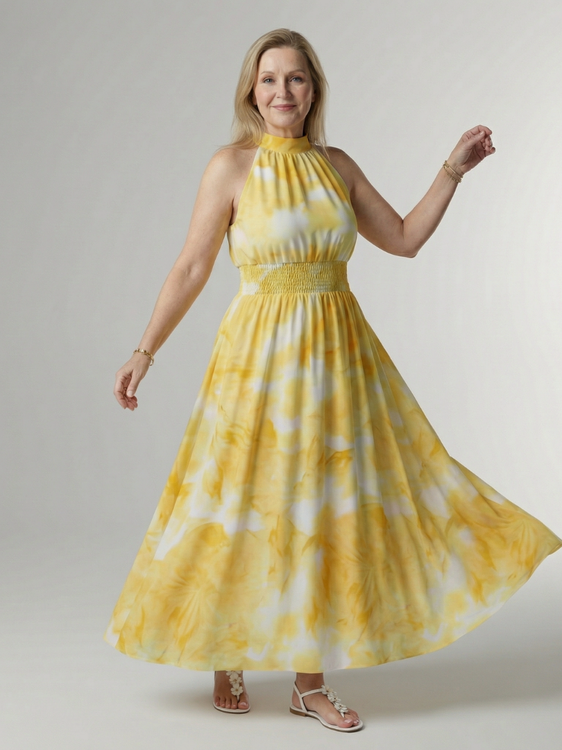 Sylin | Abito Midi con Collo