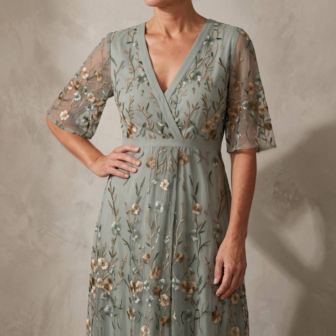 Selora - Abito Maxi Flow con Scollo Halter