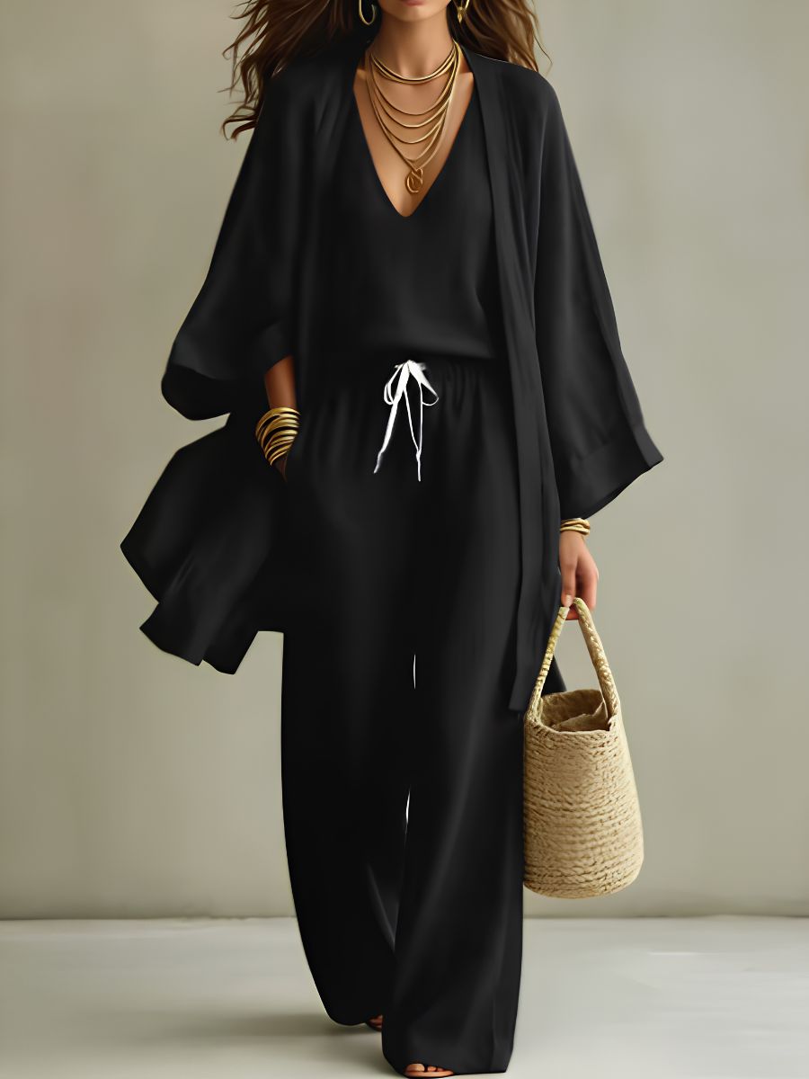 Elena - Set in Lino a 3 Pezzi