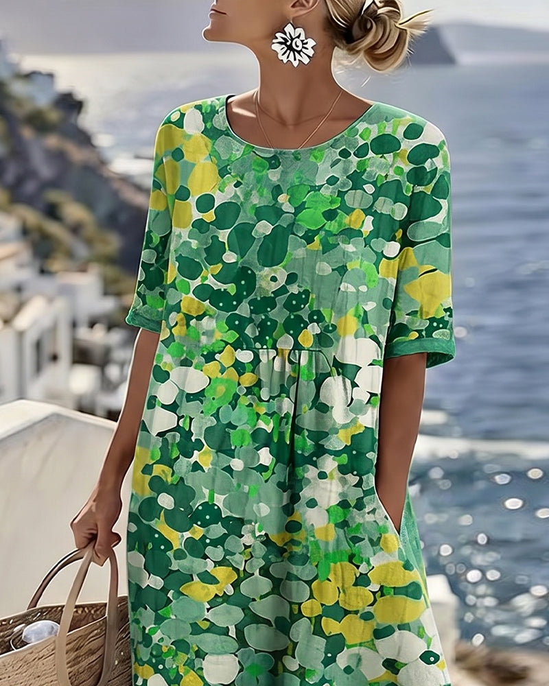 Adriana™ | Elegante Abito Midi Floreale Estivo