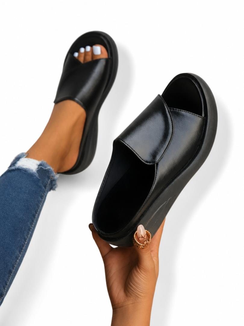 Eliza™ – Sandali Wedge Ortopedici Slip-on