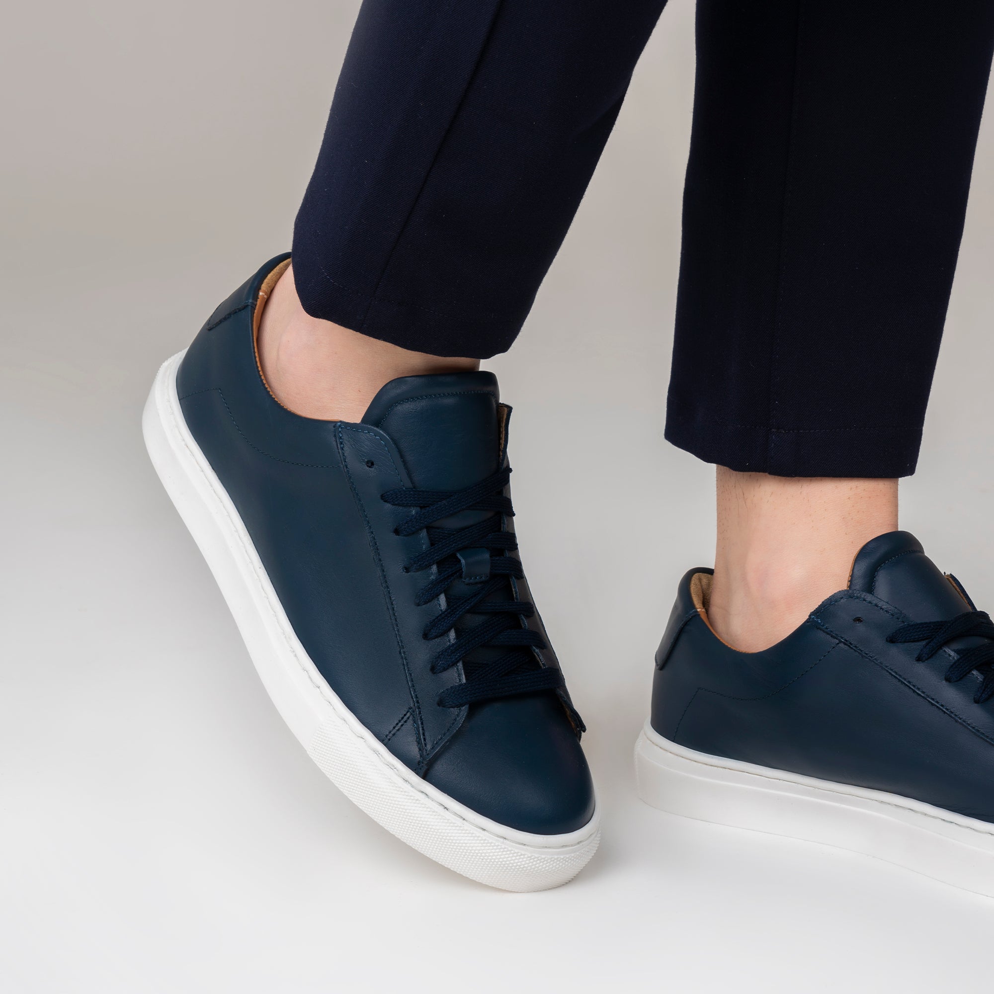 Nova sneakers in vera pelle uomo