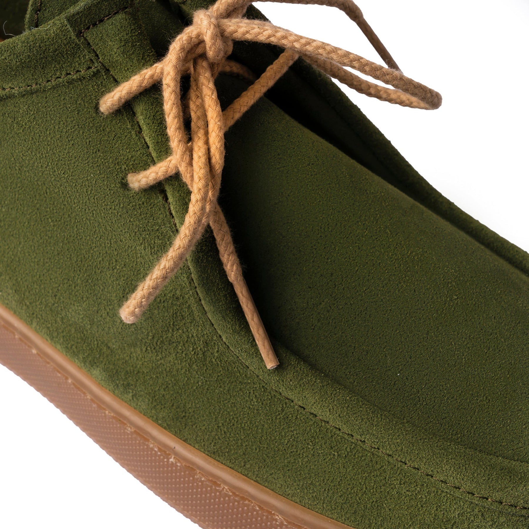 Frank Sneakers fondo ambra Uomo in Morbido Camoscio