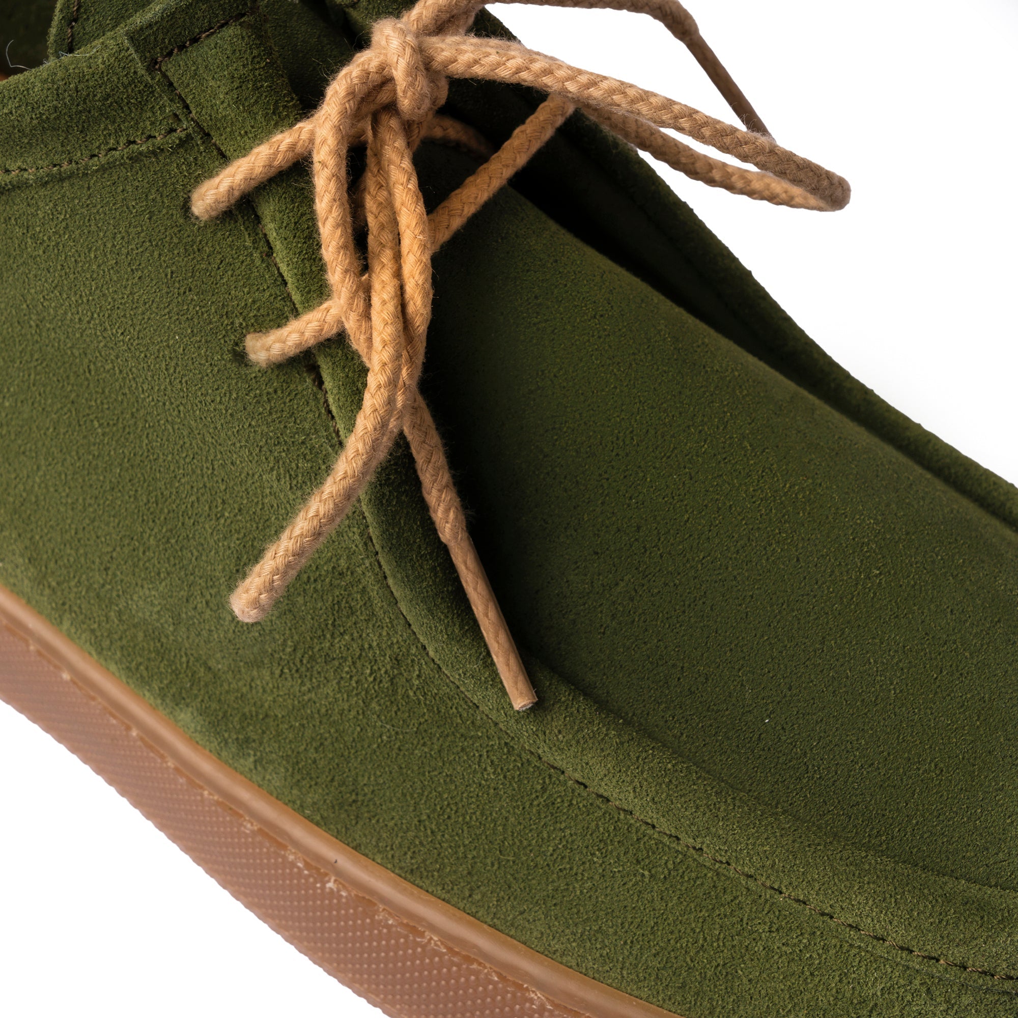 Frank Sneakers fondo ambra Uomo in Morbido Camoscio