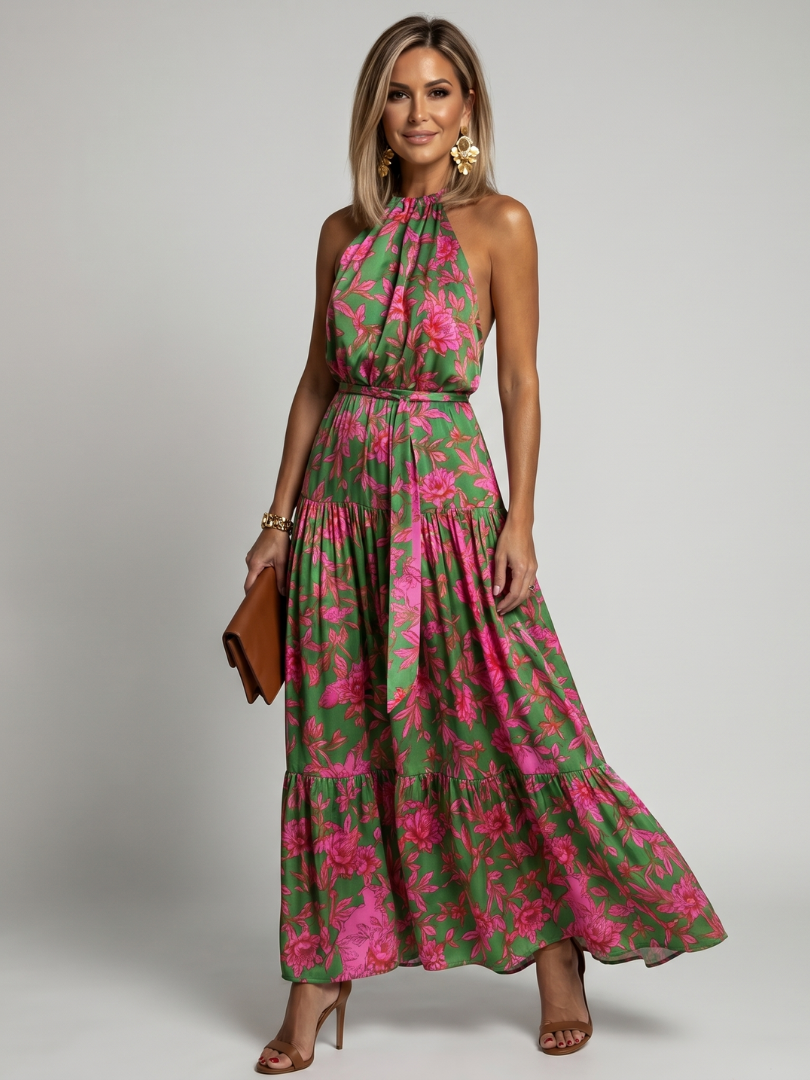 Rowen | Abito Midi con Scollo