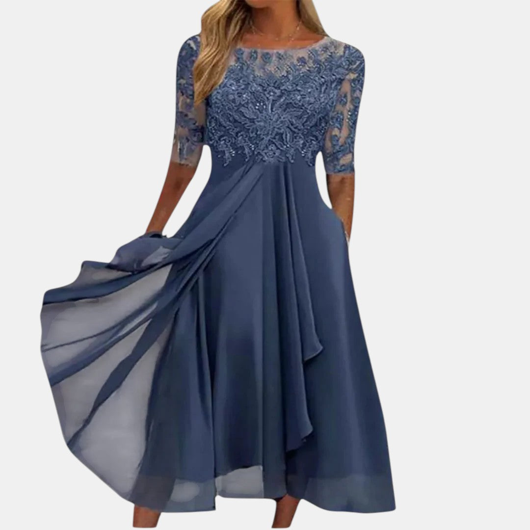 Rhonda | Abito Elegante in Pizzo