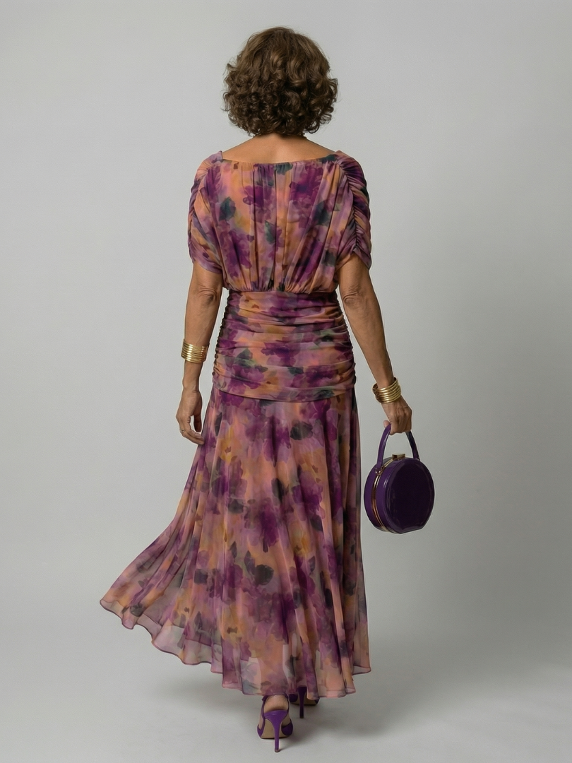 Calen | Abiti Midi Fluttuanti Off-Shoulder