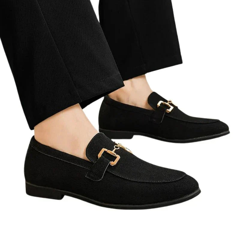 Enzo | Scarpe di lusso in camoscio
