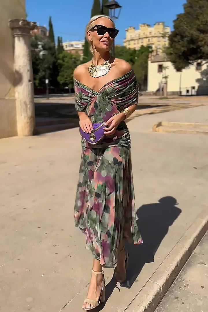 Sofia | Abito Sera Corallo