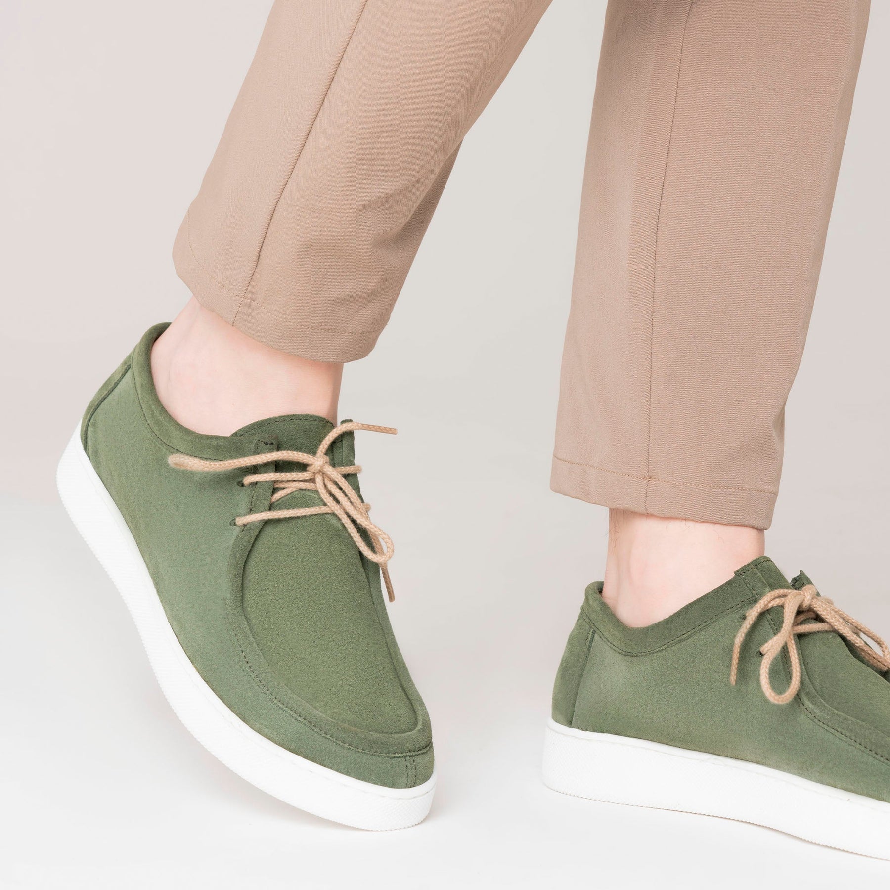 Frank Sneakers Uomo in Morbido Camoscio