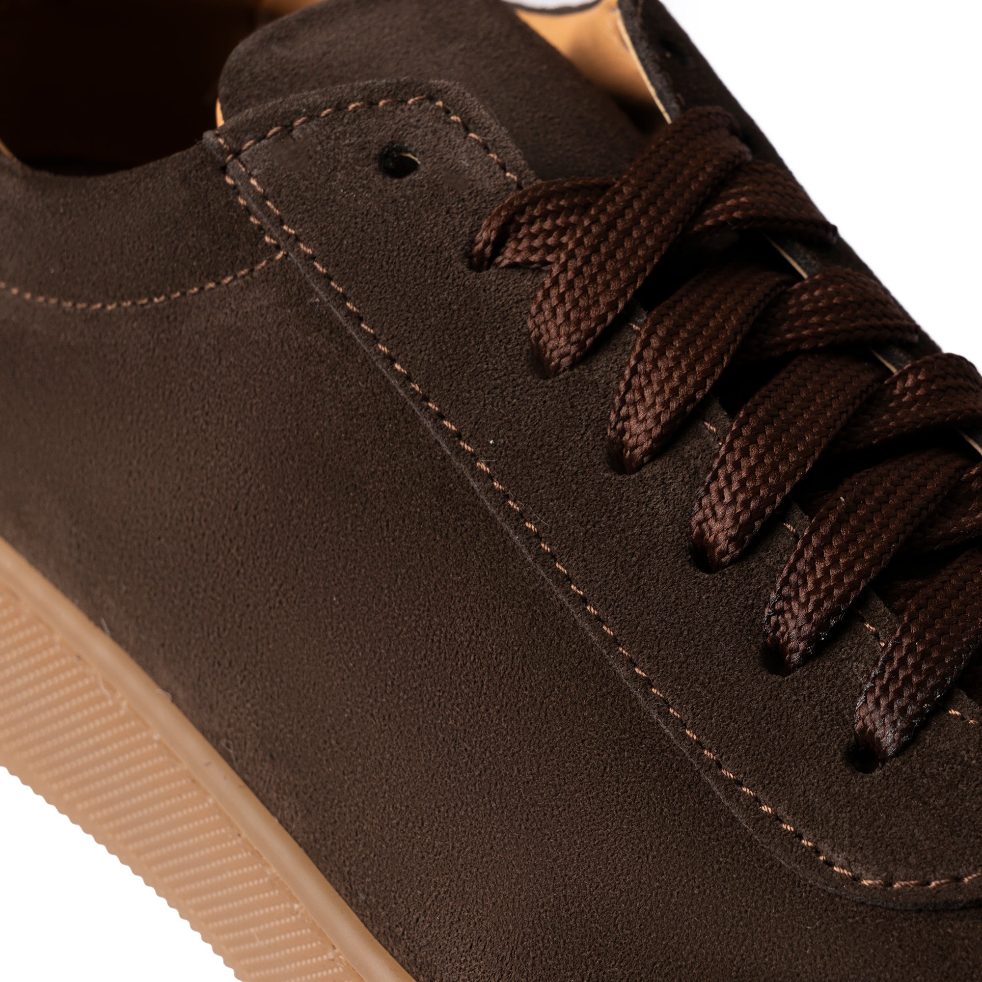 Fusion sneakers basse uomo in morbido camoscio