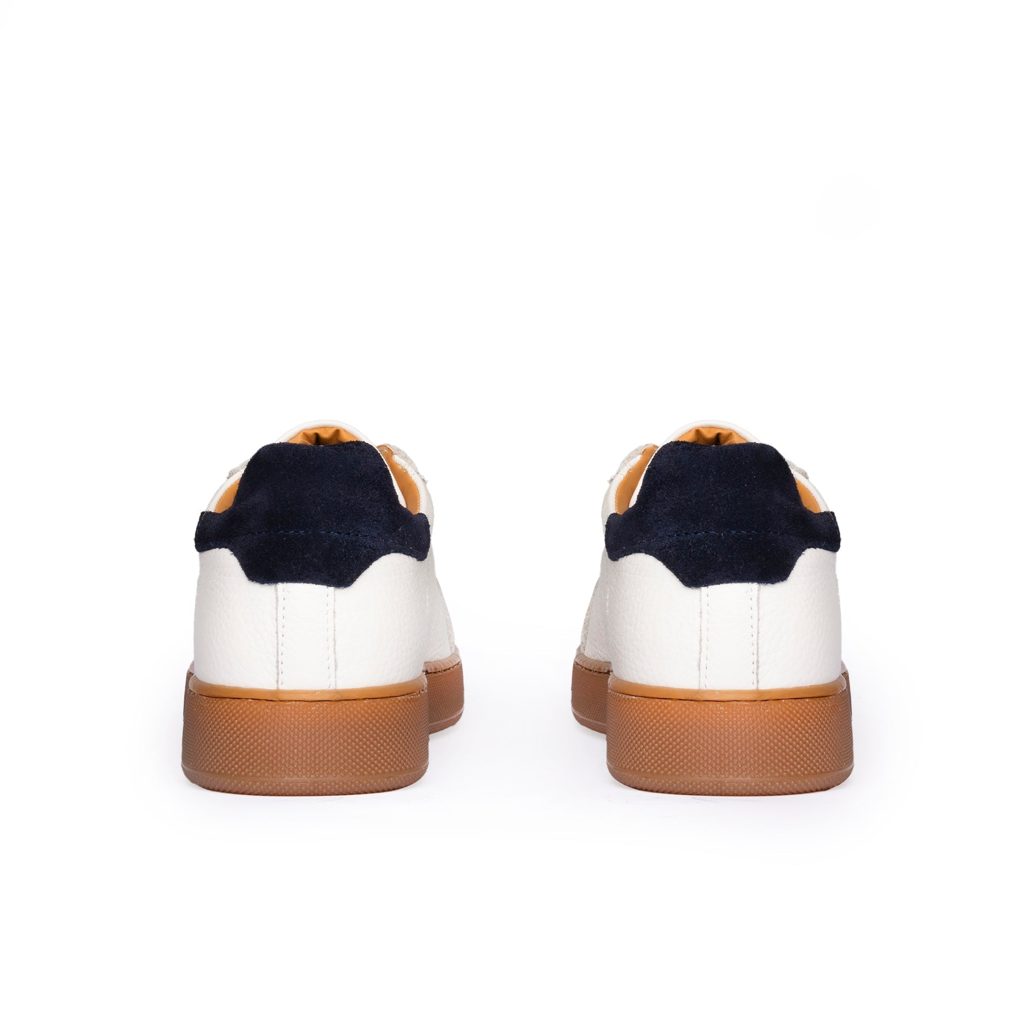 Motion SNEAKERS BASSE UOMO IN VERA PELLE BOTTALATA FONDO AMBRA