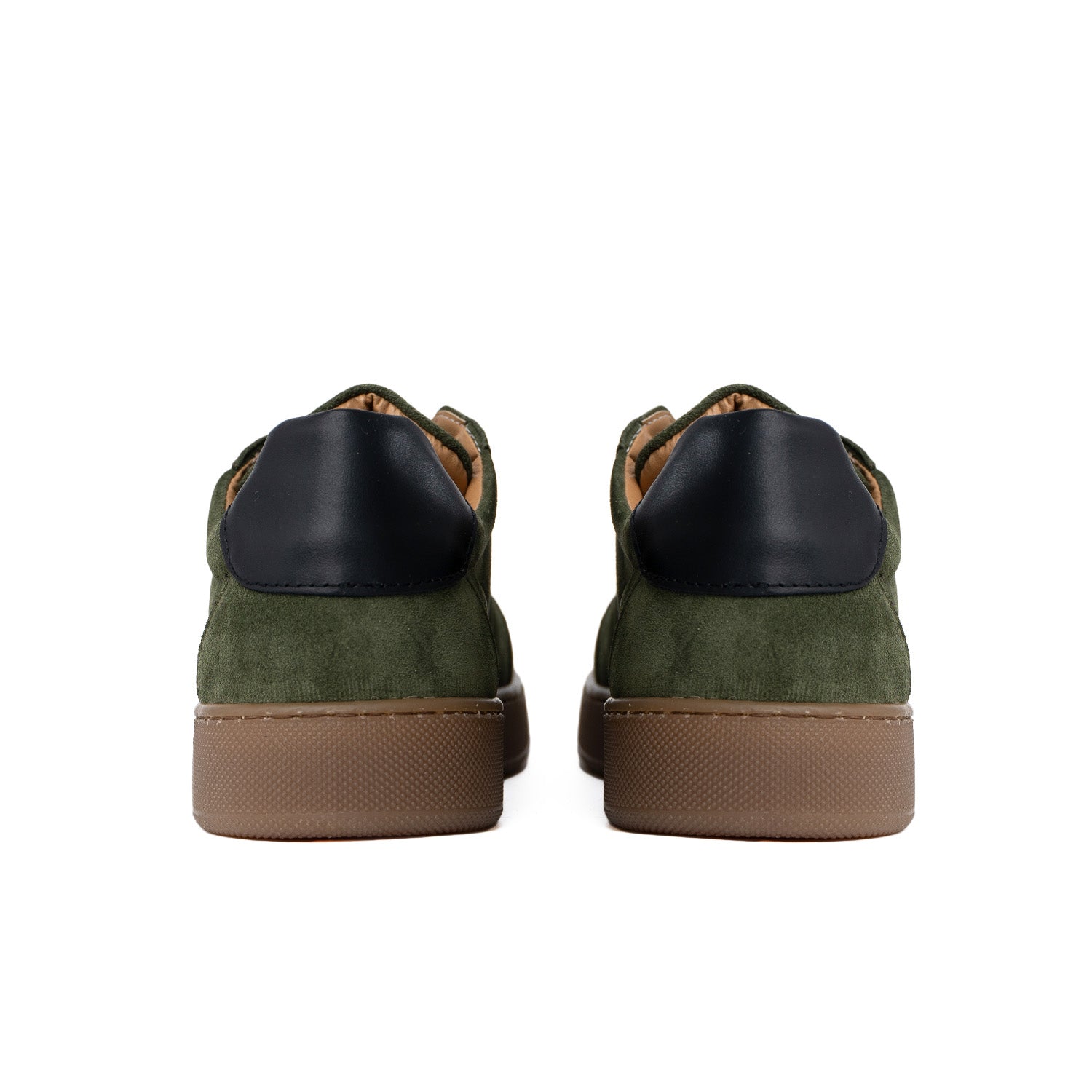 Fusion sneakers basse uomo in morbido camoscio