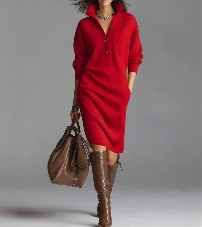 Madalyn™ Abito Elegante e Confortevole in Maglia