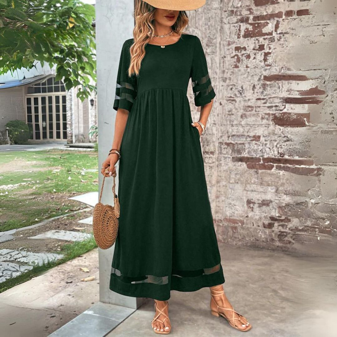 Aubrey™ | Abito Midi Flattering che Appiattisce la Pancia