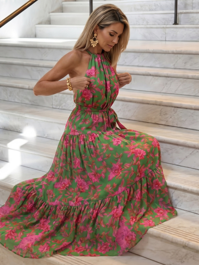 Rowen | Abito Midi con Scollo