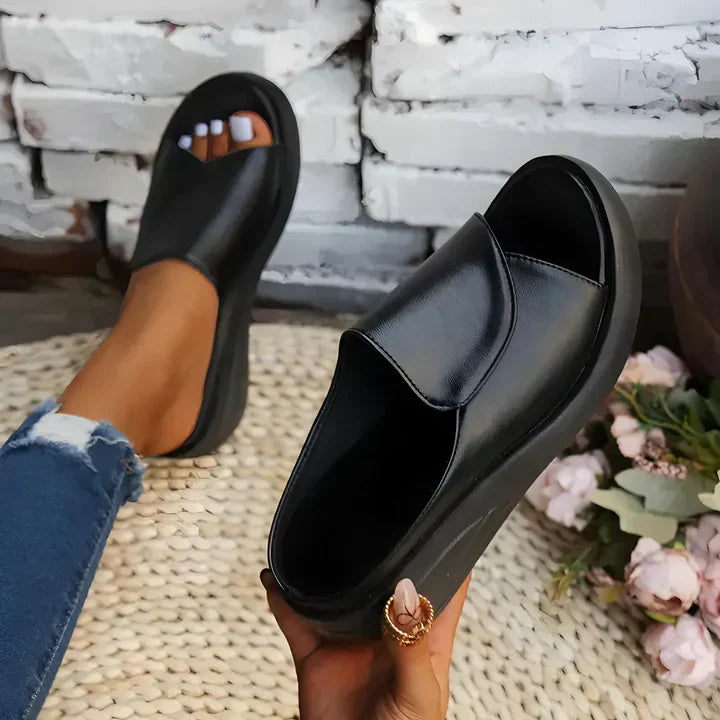 Eliza™ – Sandali Wedge Ortopedici Slip-on