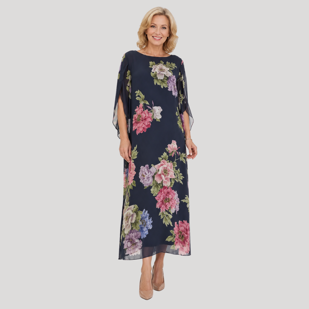 Elowen™ | Maxi Dress Midnight Bloom
