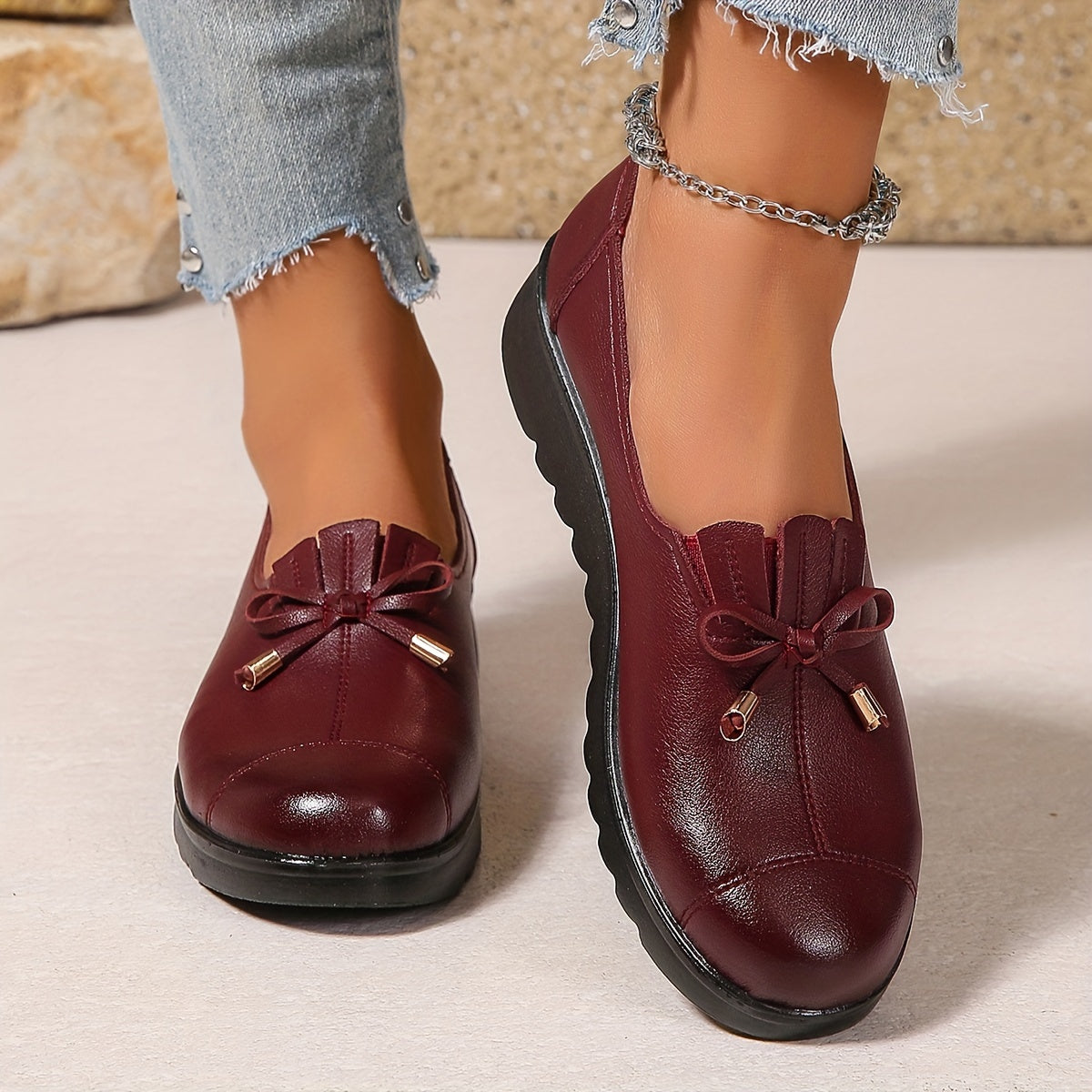 Rosalie | Orthopaedic Bow Loafers