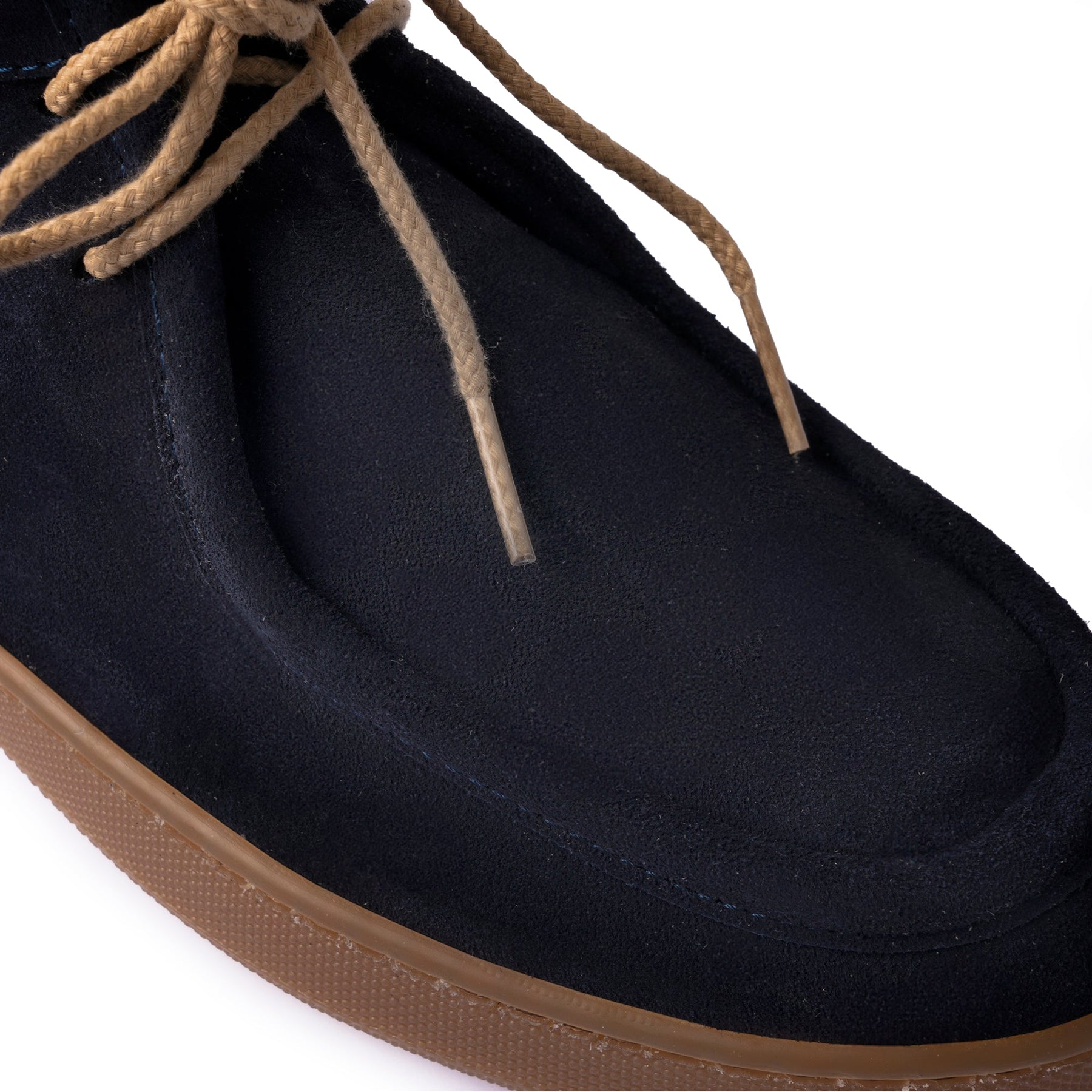 Frank Sneakers fondo ambra Uomo in Morbido Camoscio