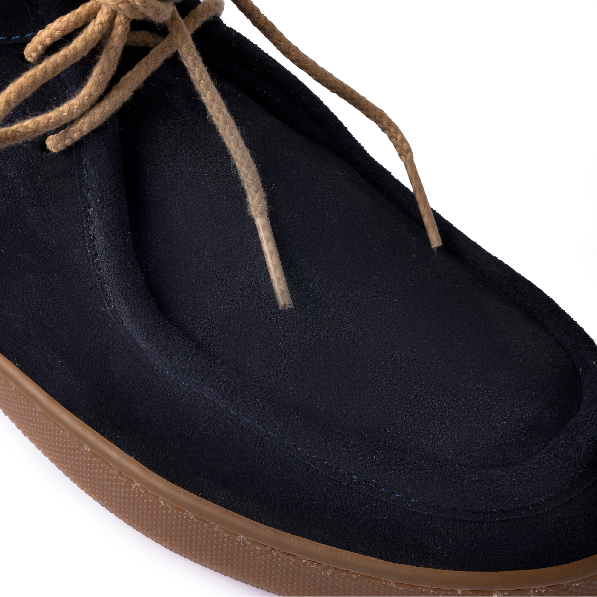 Frank Sneakers fondo ambra Uomo in Morbido Camoscio