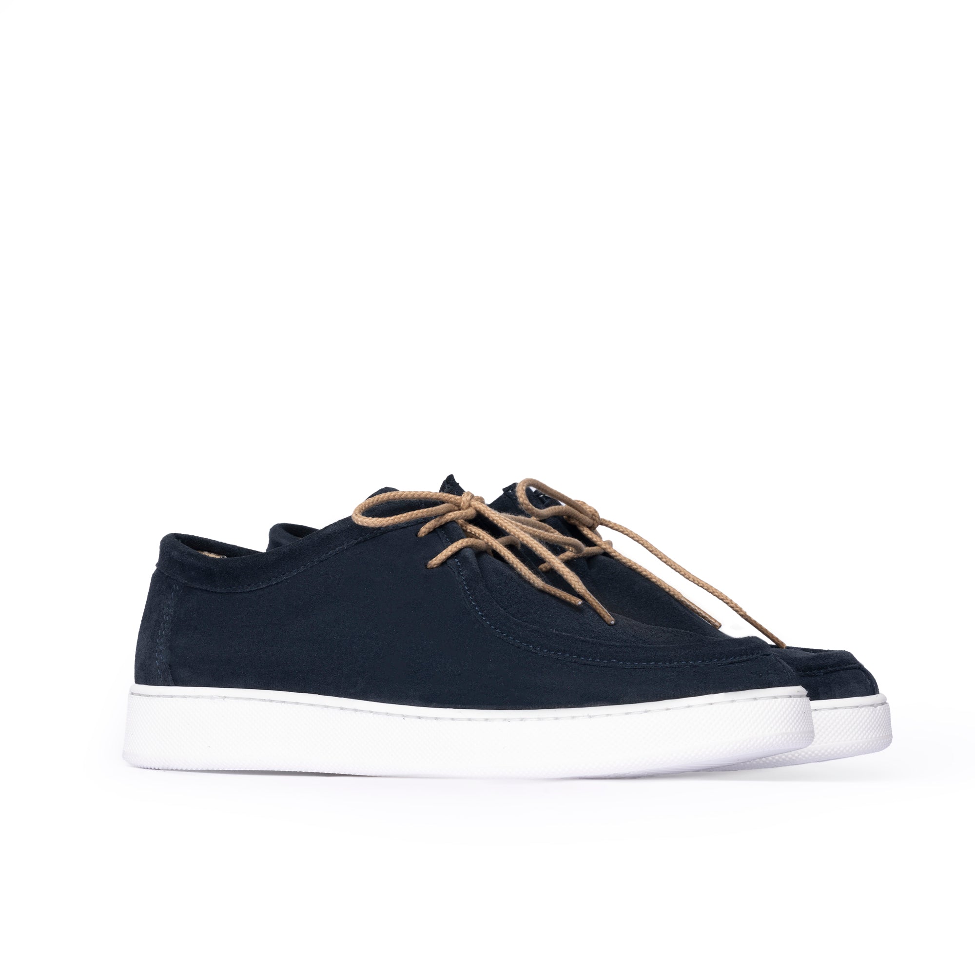 Frank Sneakers Uomo in Morbido Camoscio