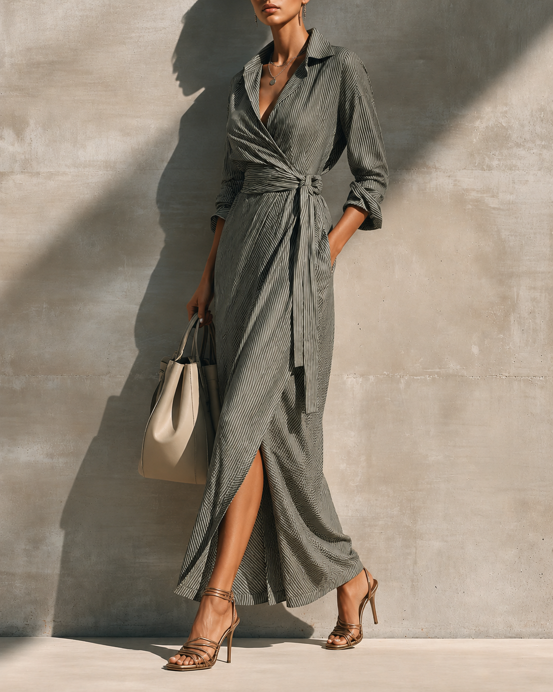 Blessie | Long Women's Shirt Dress
