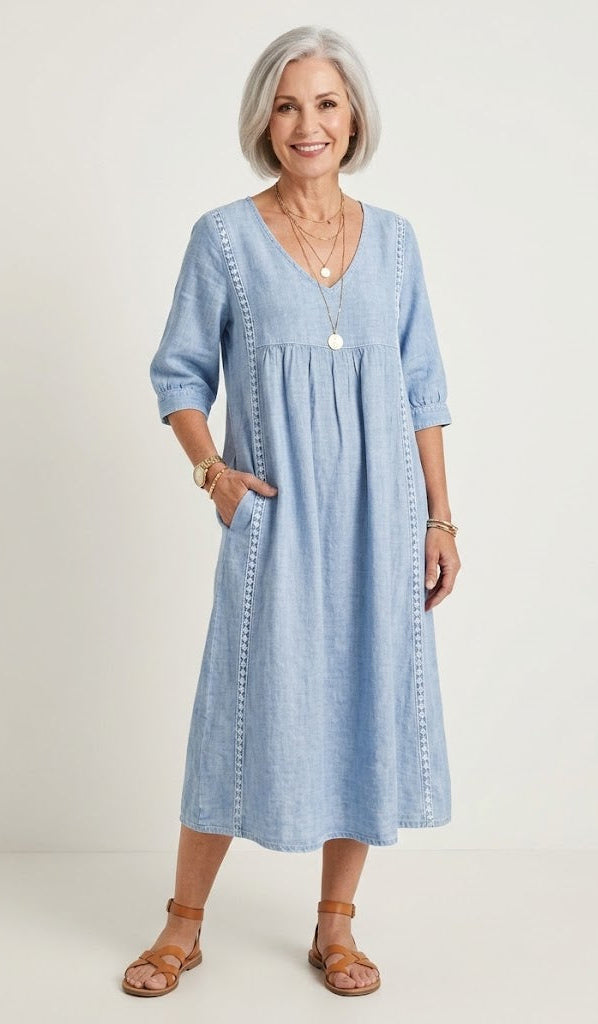 Abito Maxi A Linea Eleganza Juliette I