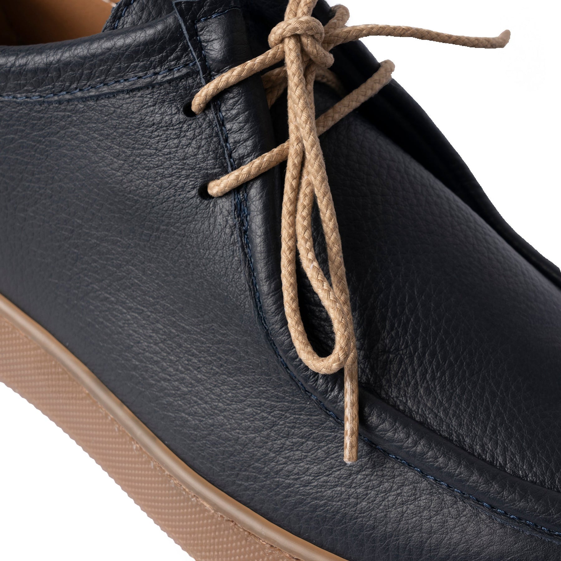 Frank Sneakers fondo ambra uomo in pelle bottolata
