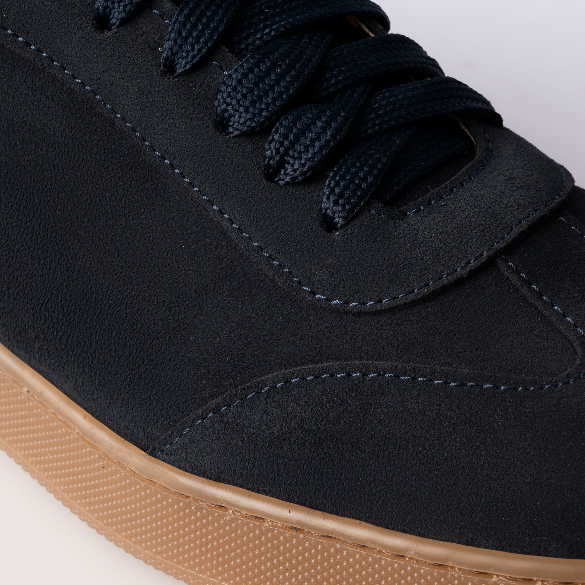 Fusion sneakers basse uomo in morbido camoscio