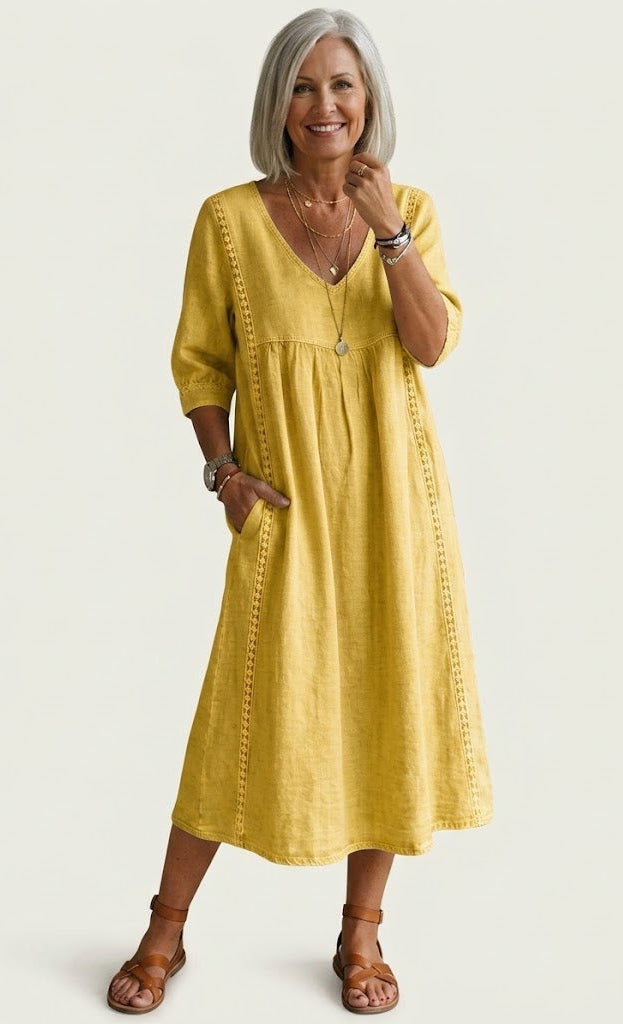 Abito Maxi A Linea Eleganza Juliette I