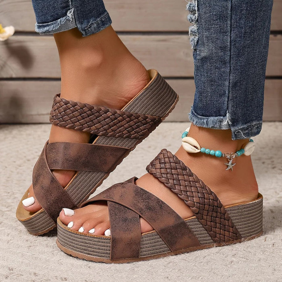 Abigail™ – Sandali Ortopedici con Cinghie in Pelle