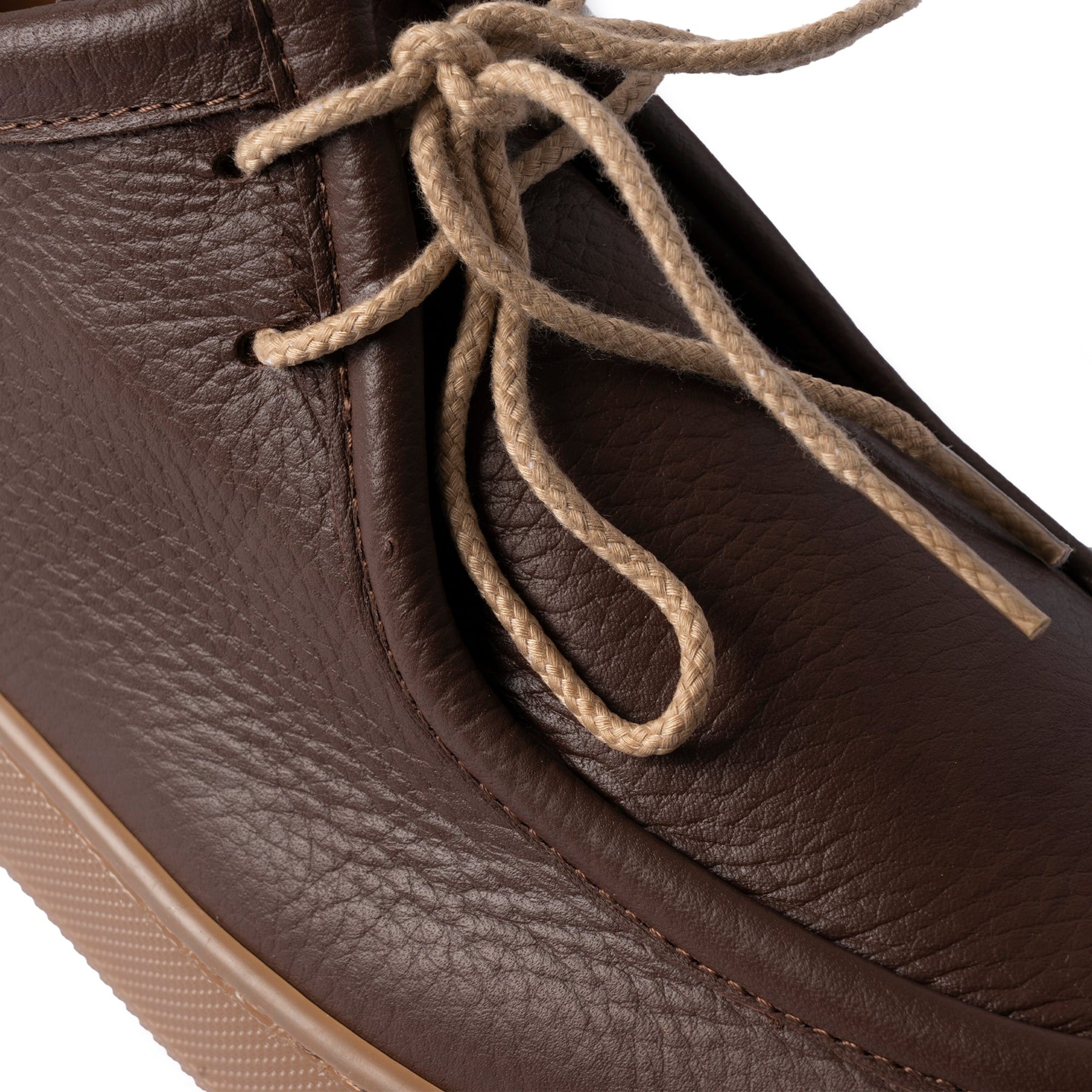 Frank Sneakers fondo ambra uomo in pelle bottolata