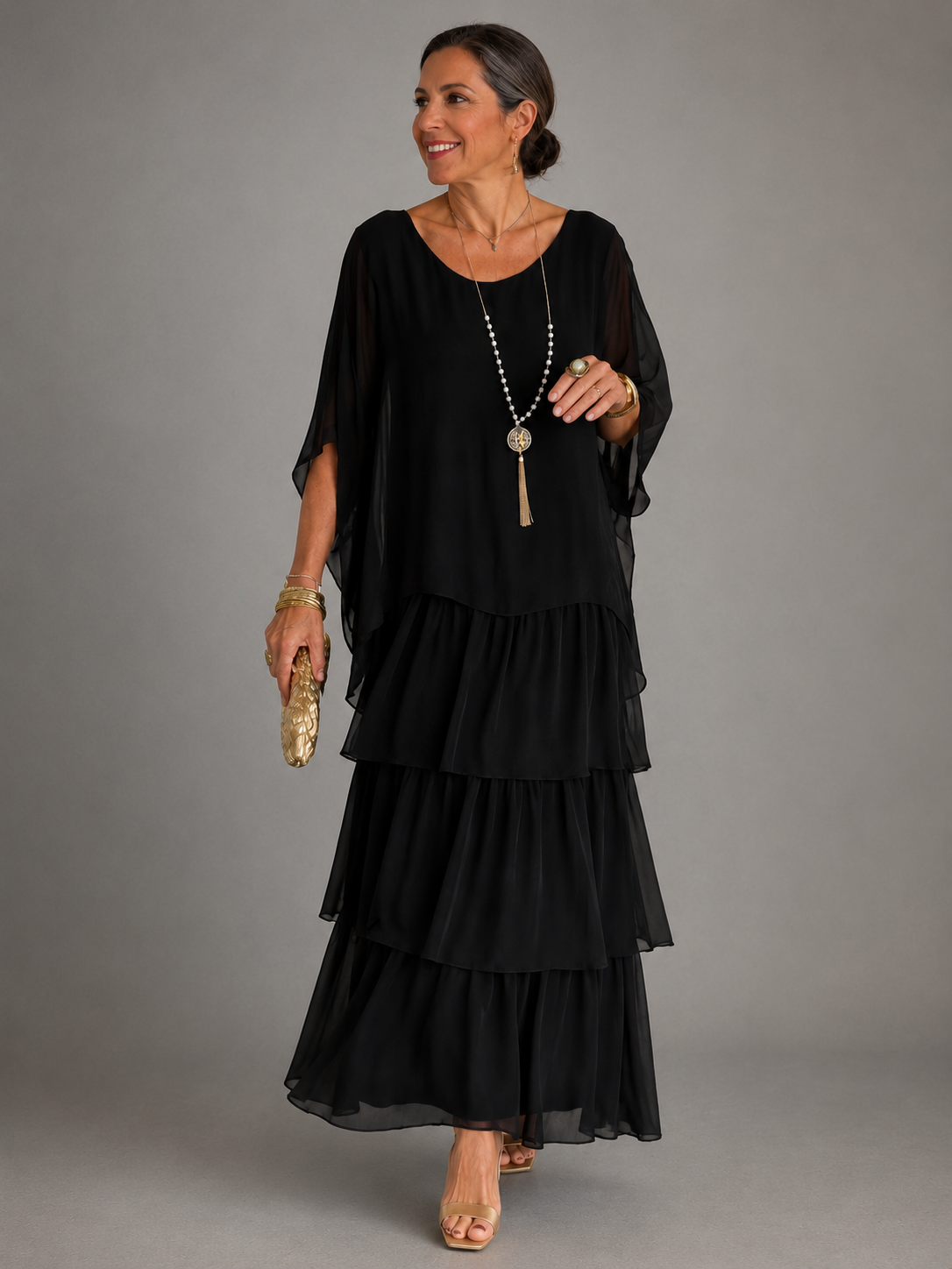 Martina™ | Elegante Abito Lungo Fluido